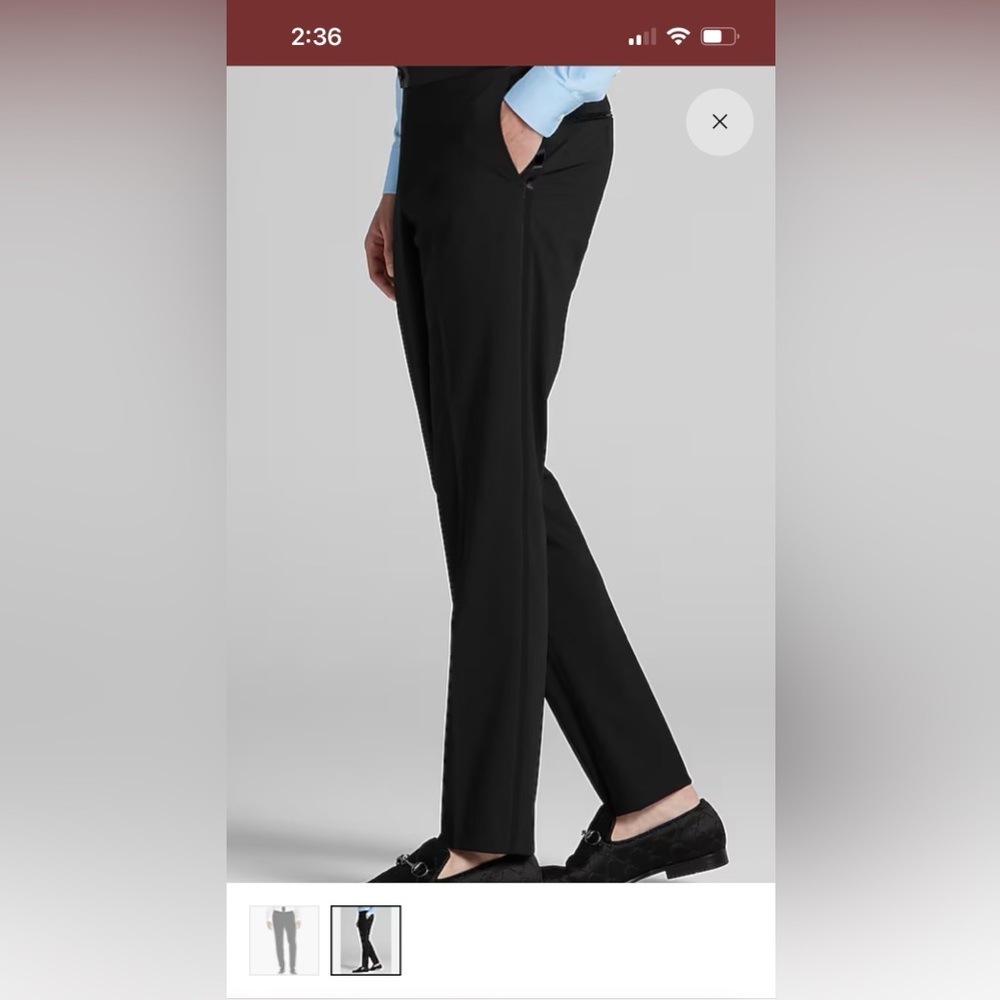 Mens Warehouse - Men's Black Dress Pants NWT